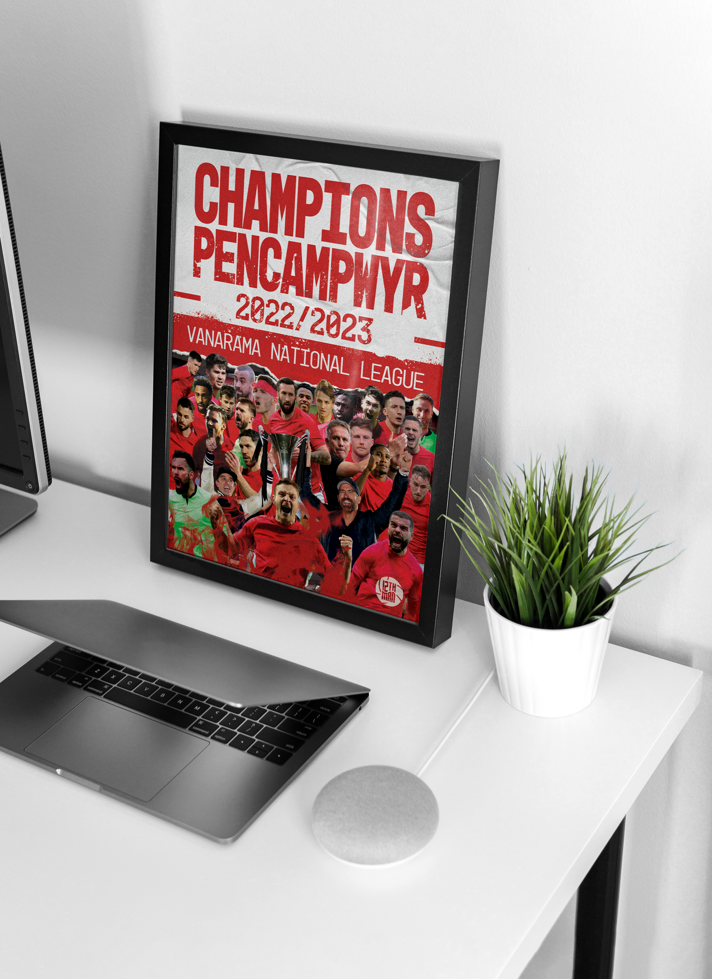 Wrexham Vanarama National League 2022/2023 Champions Poster