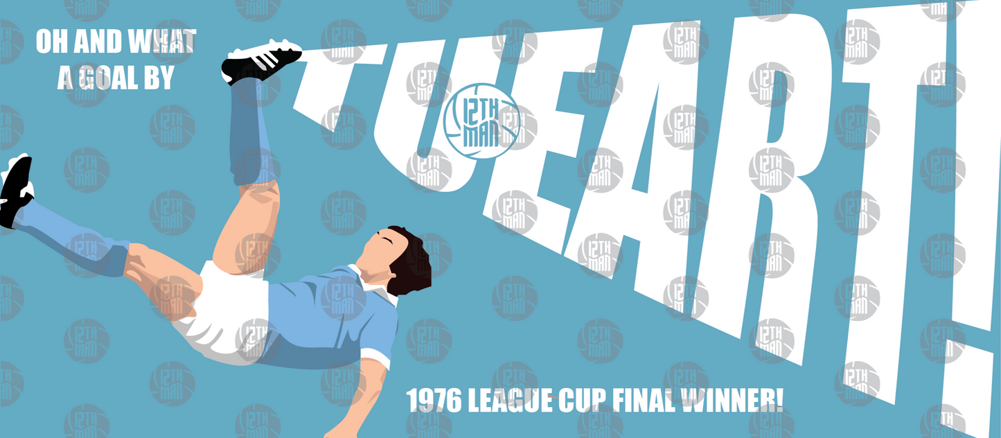 Dennis Tueart Iconic Manchester City League Cup Goal Mug – Football Fan Gift