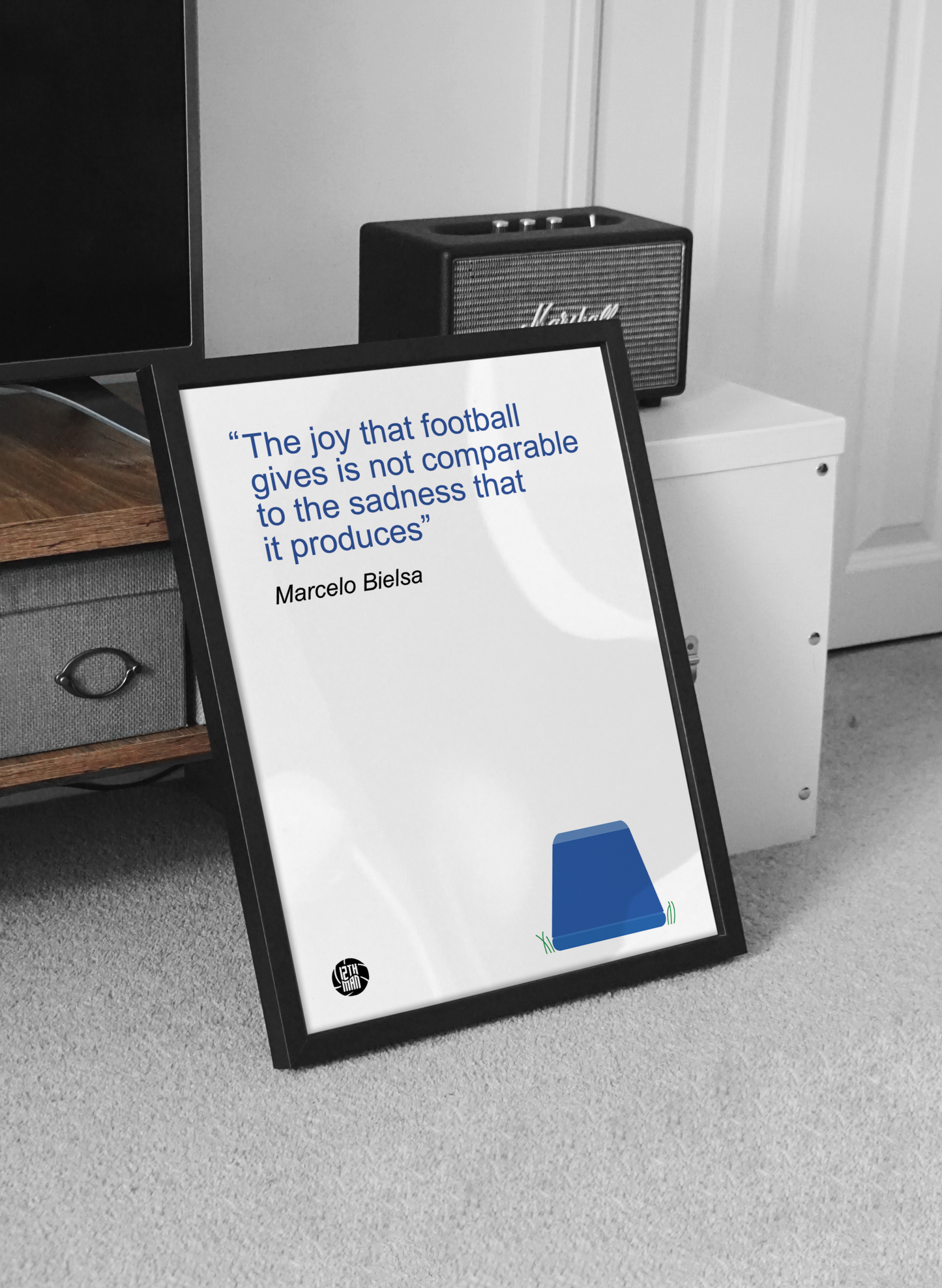 Marcelo Bielsa Leeds United Bucket Poster