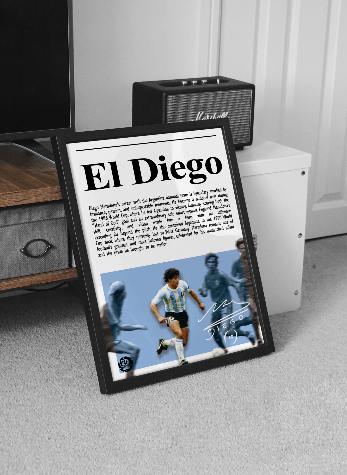 Diego Maradona Argentina Poster