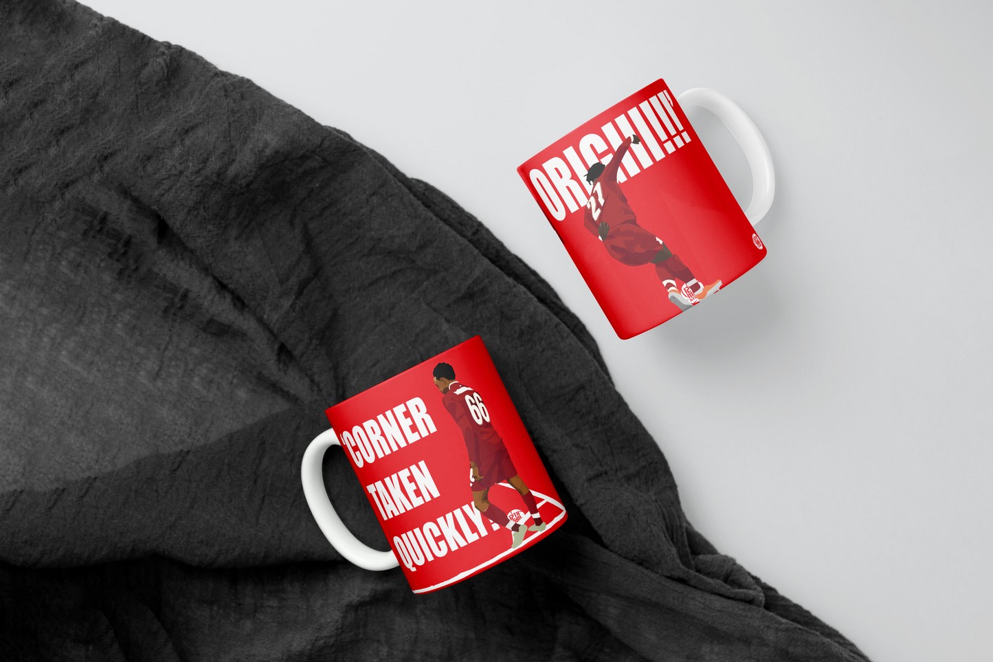 Liverpool FC Mug - Corner Taken Quickly Origi Goal