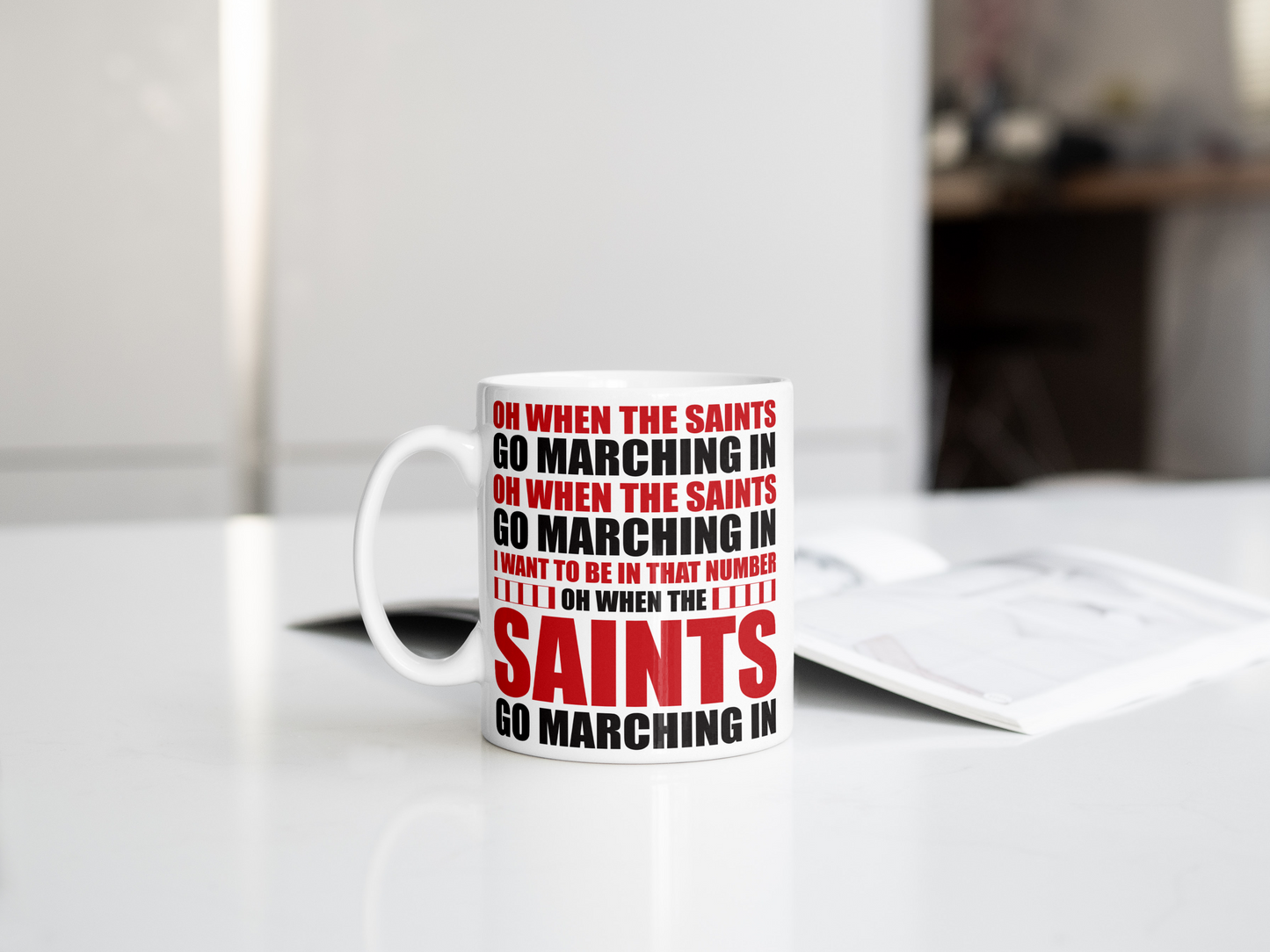 When the Saints Go Marching In Southampton Mug