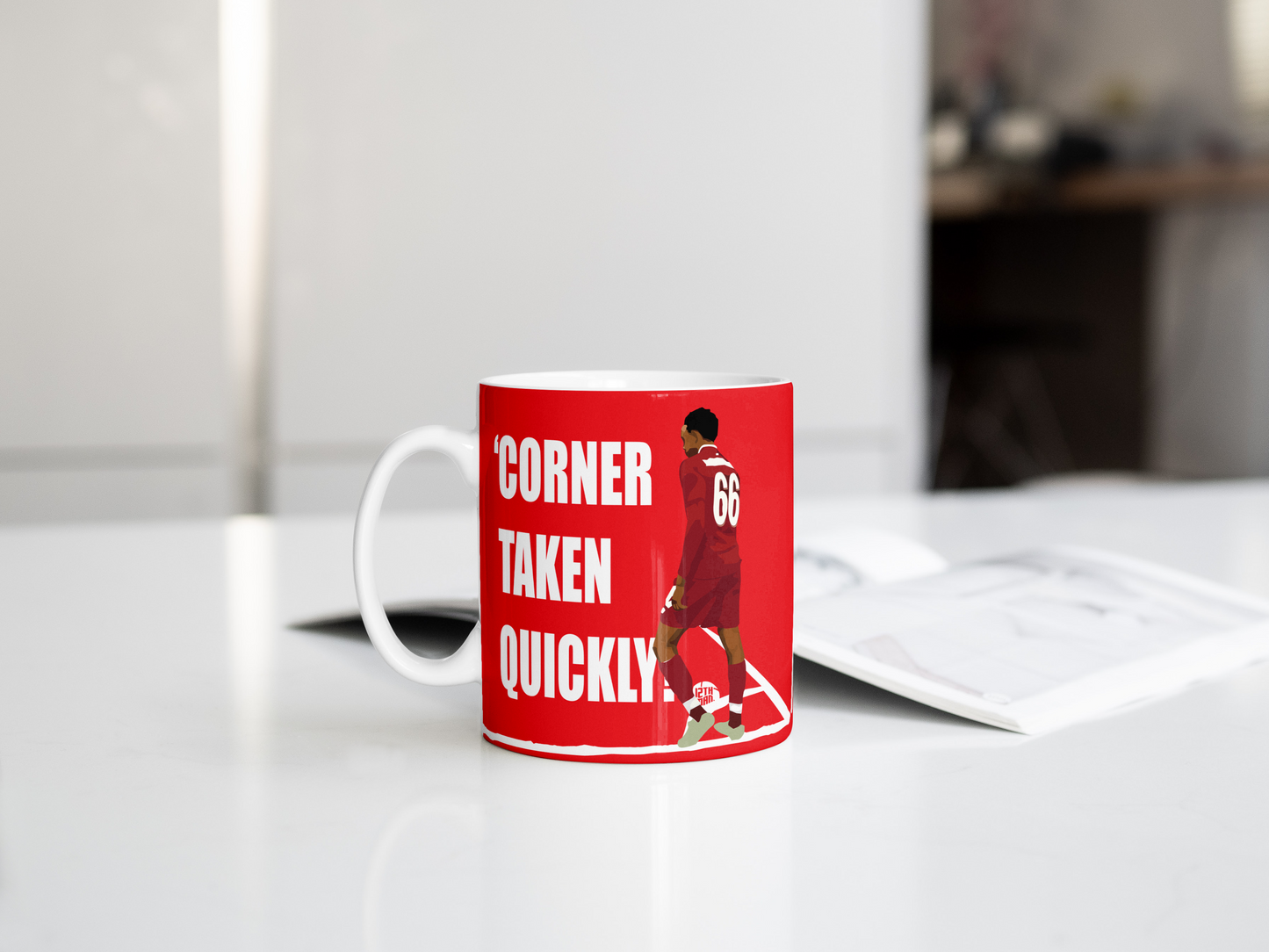 Liverpool FC Mug - Corner Taken Quickly Origi Goal