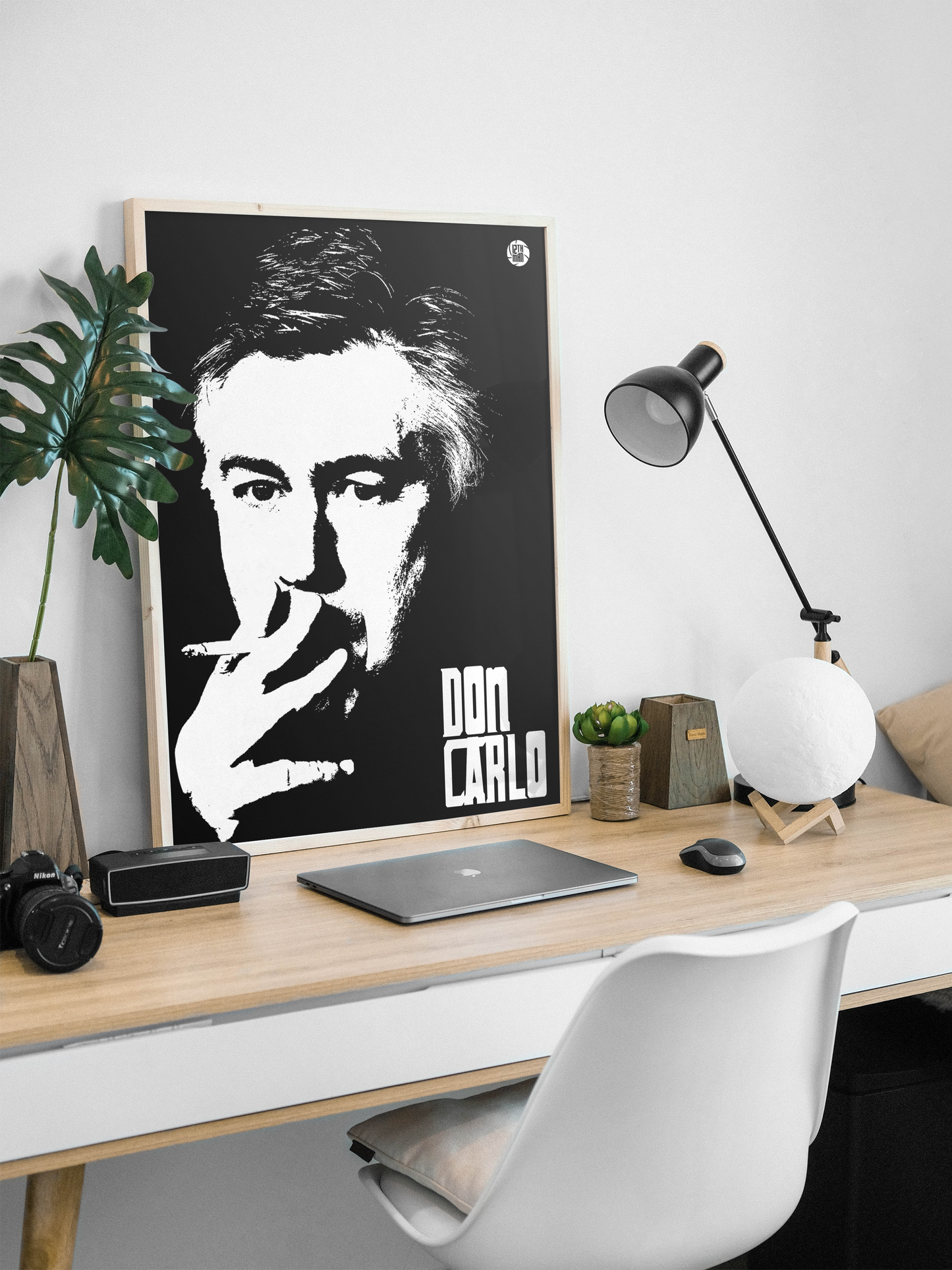 Don Carlo Carlos Ancelotti Real Madrid Art Poster