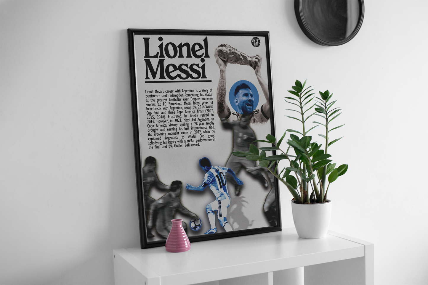 Lionel Messi Argentina Poster
