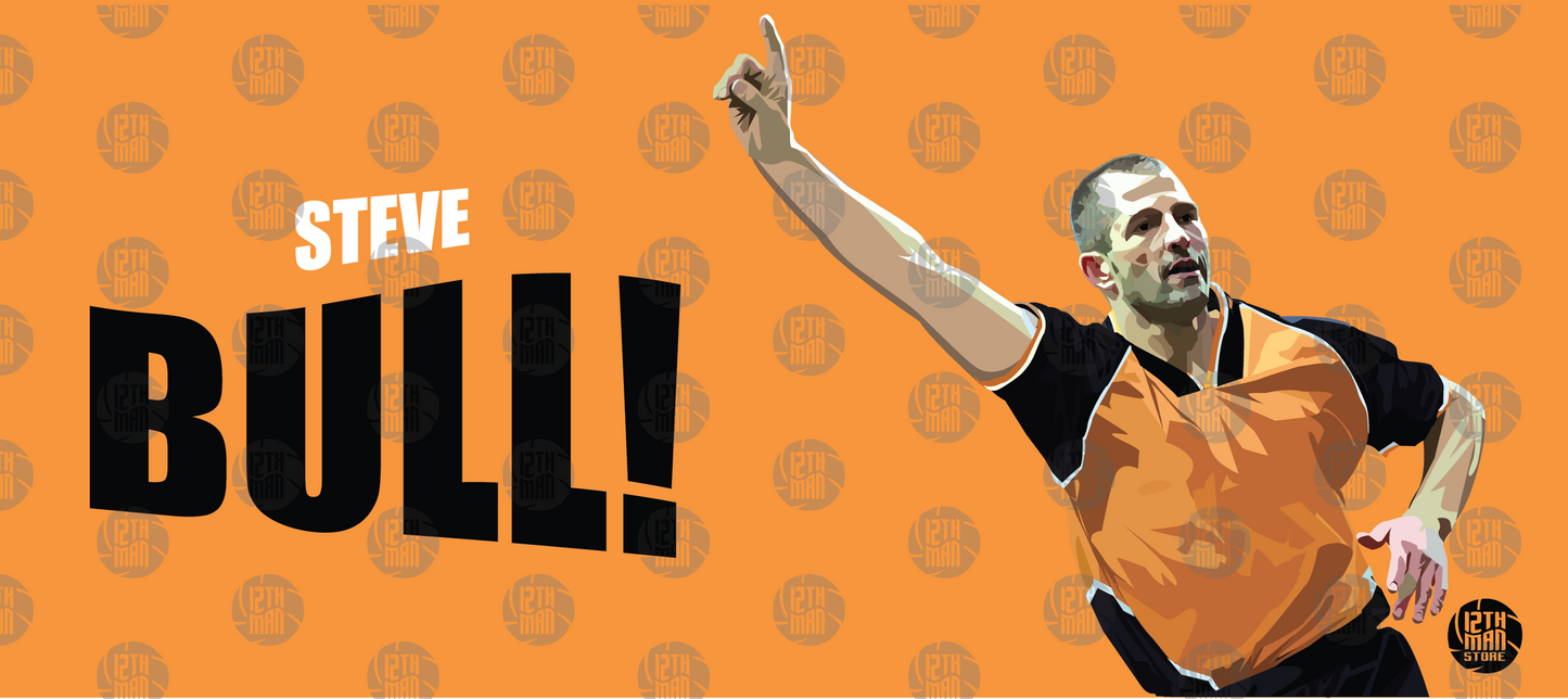 Wolves mug featuring Steve Bull, designed to honor the legendary striker.