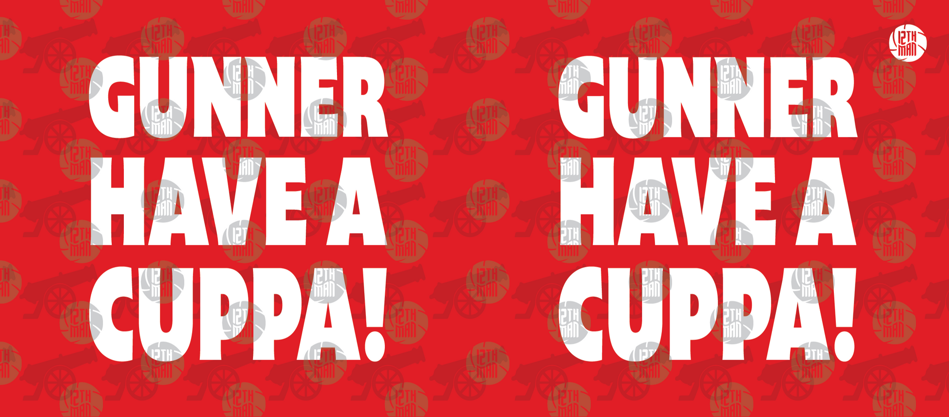 Arsenal Gunners Mug for fan gift, "gunner have a cuppa!"