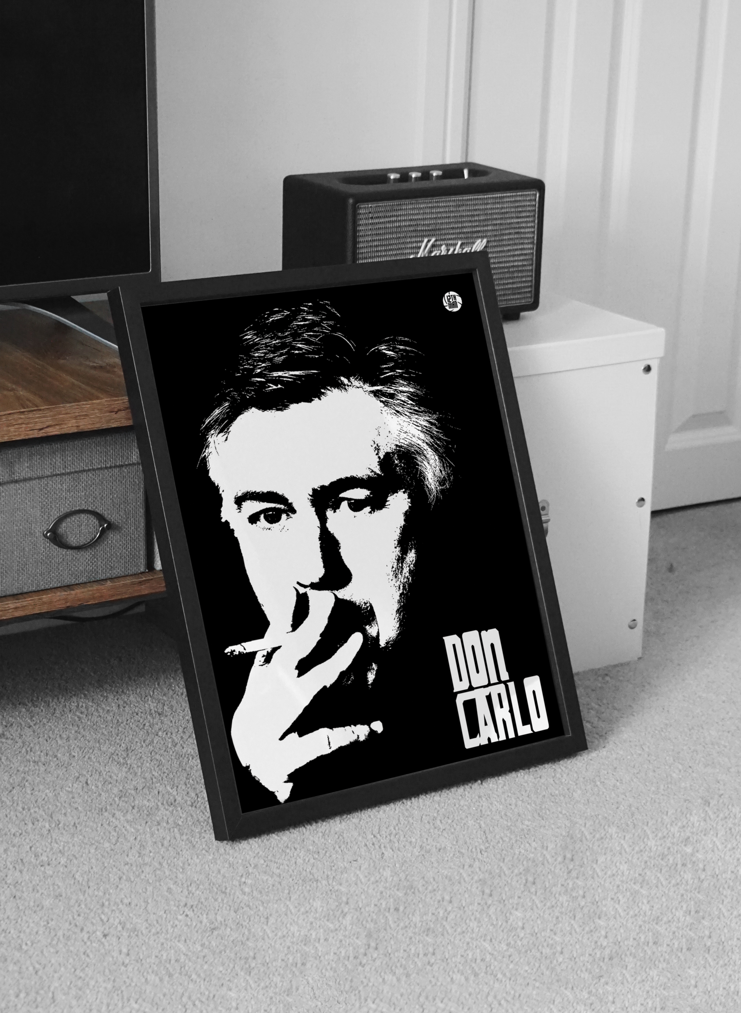 Don Carlo Carlos Ancelotti Real Madrid Art Poster