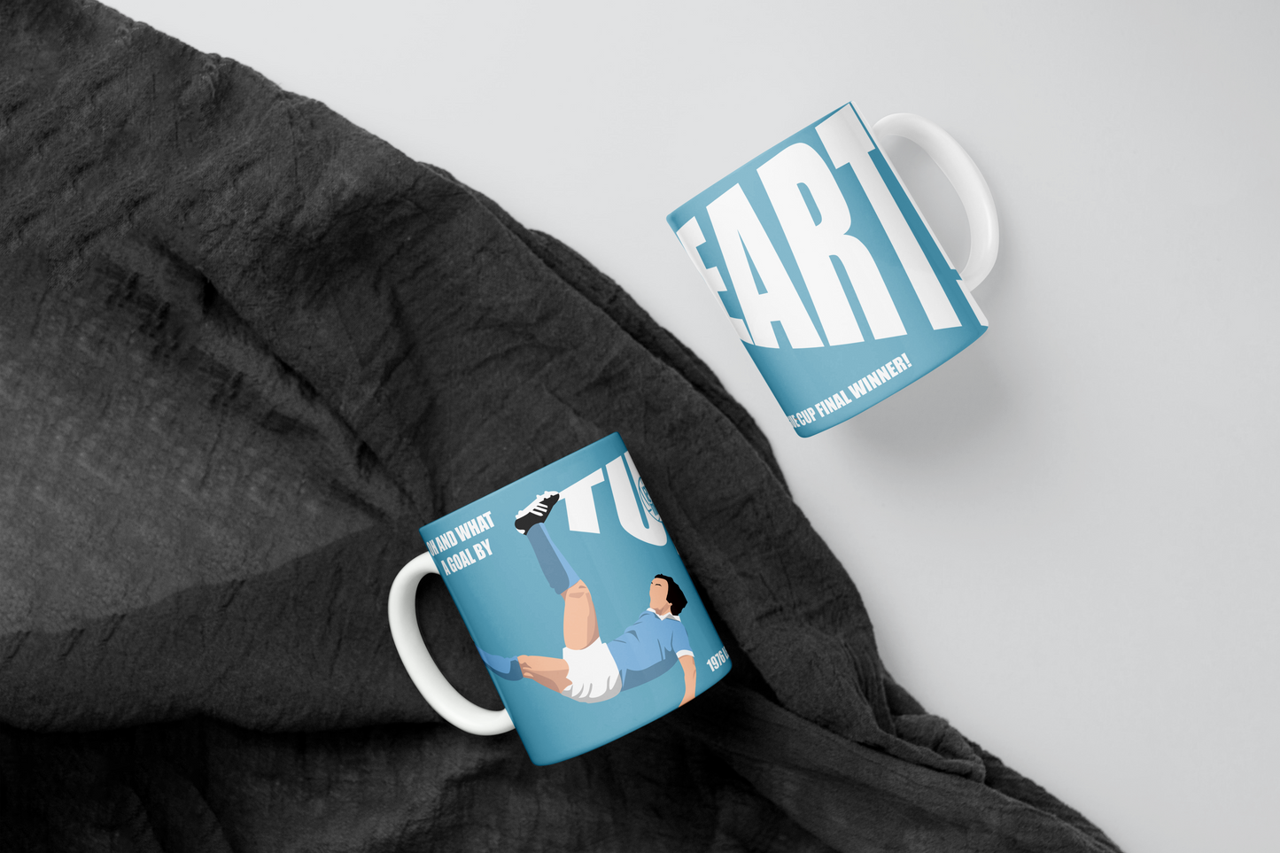 Dennis Tueart Manchester City Mug