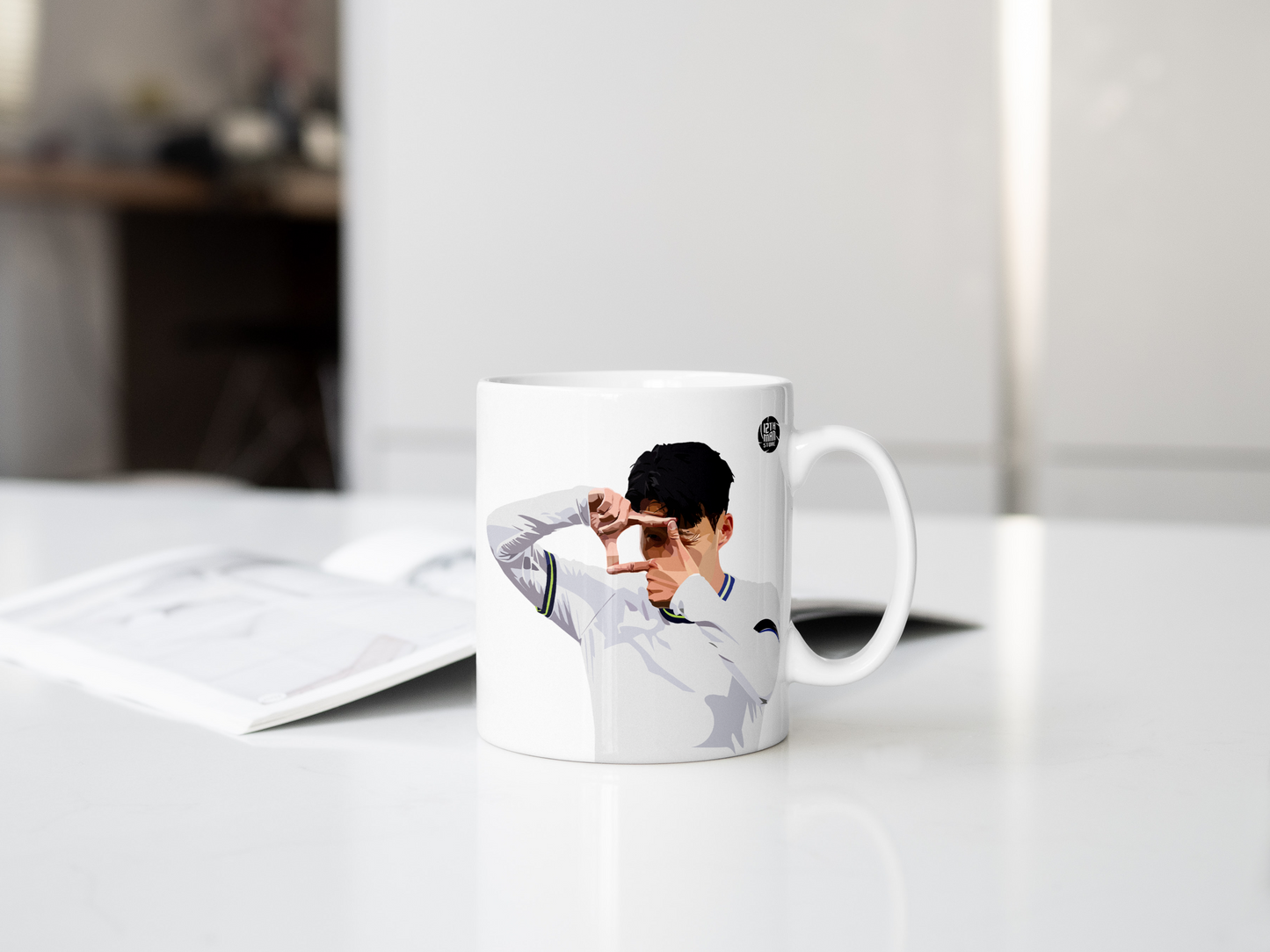 Heung-Min Son Spurs Mug Heart Celebration
