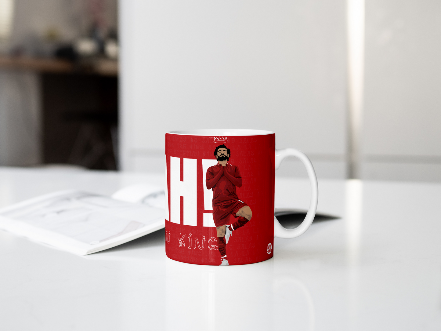 Mo Salah The Egyptian King Liverpool Mug