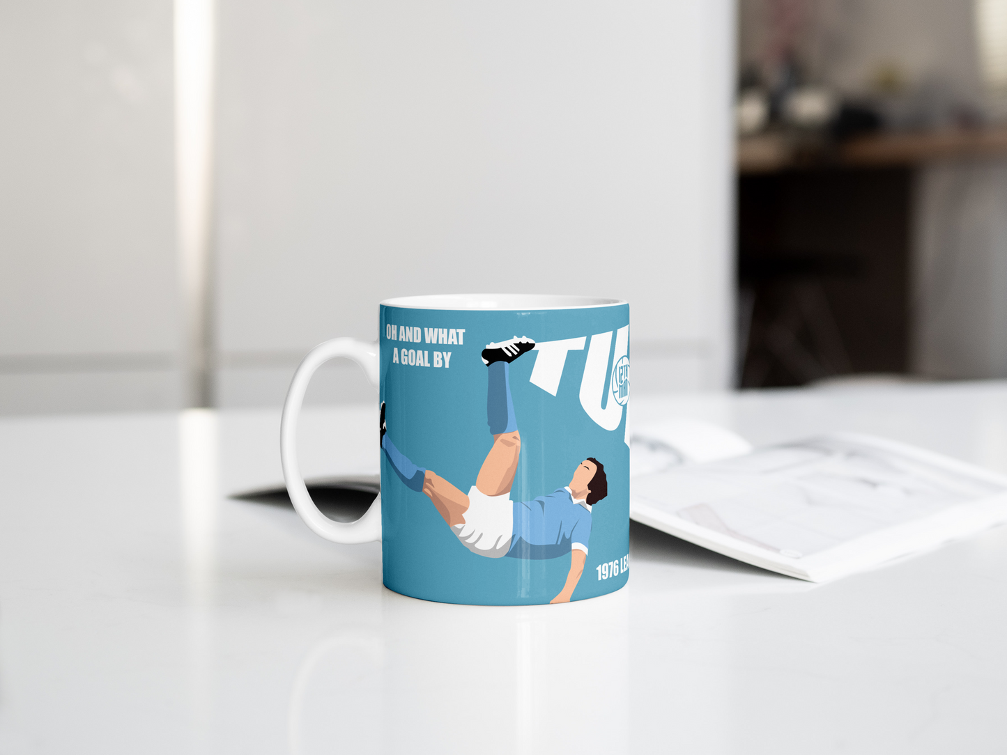 Dennis Tueart Manchester City Mug