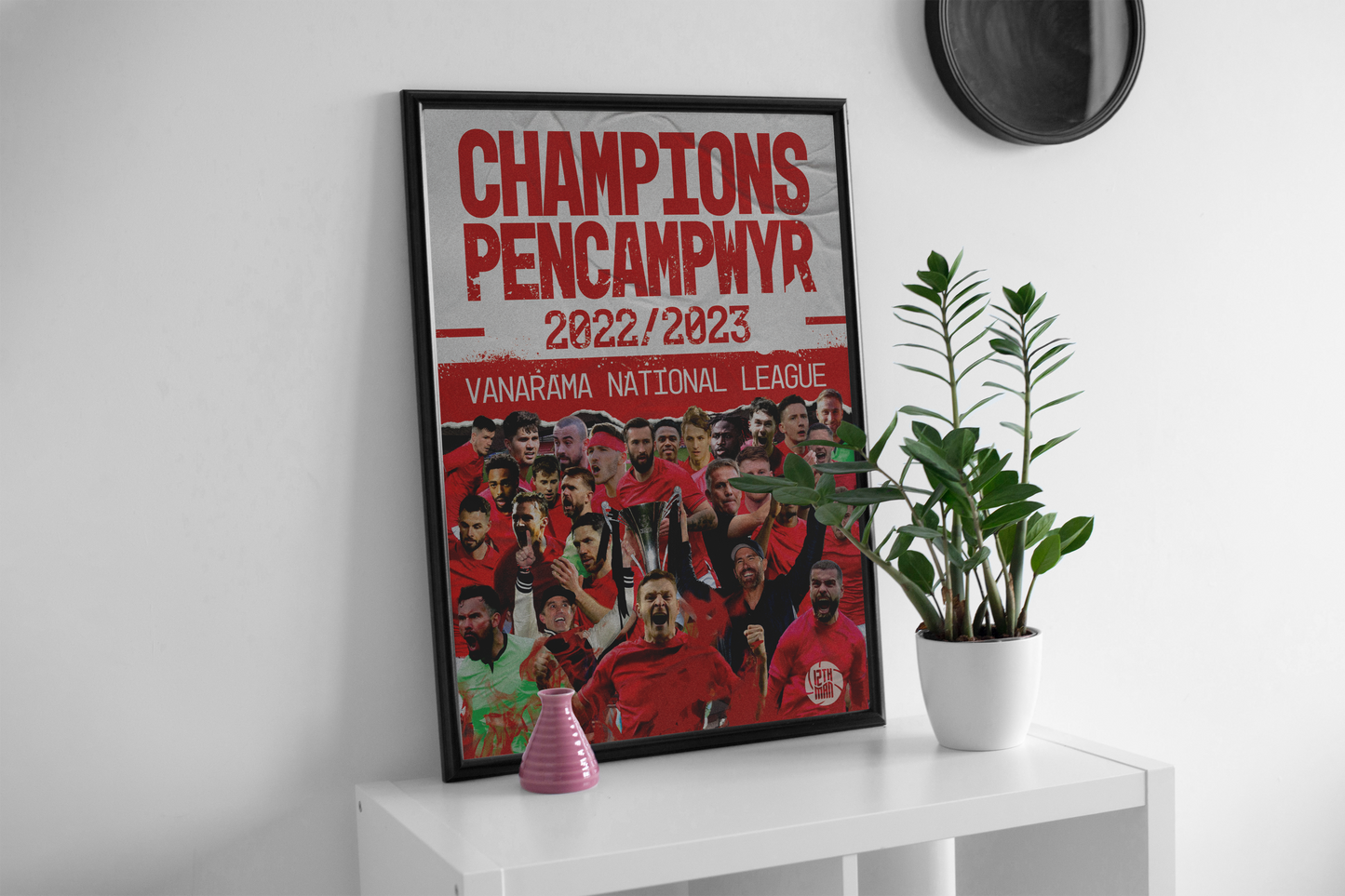 Wrexham Vanarama National League 2022/2023 Champions Poster